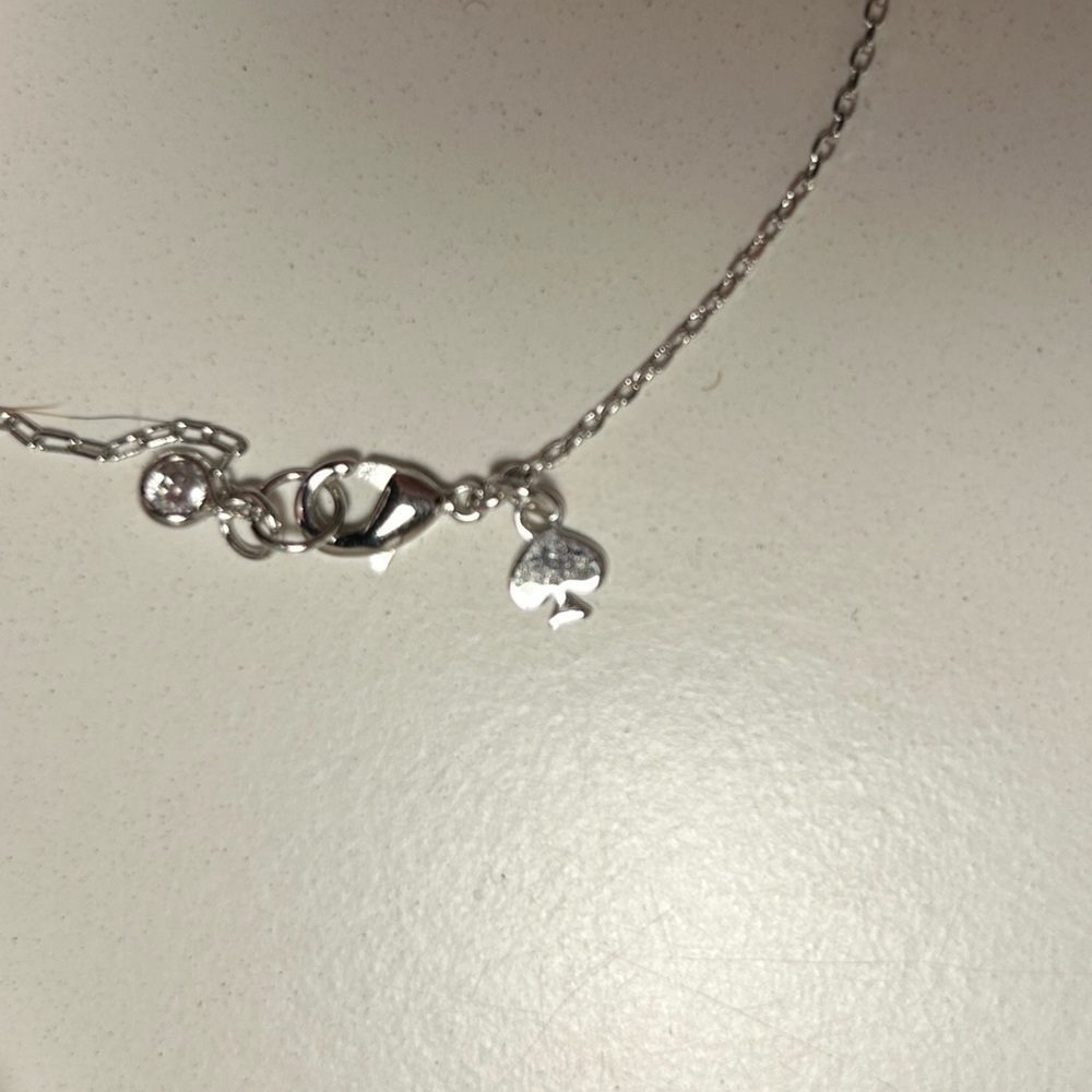 Kate Spade Silver Sailor’s Knot Necklace - Picture 2 of 3